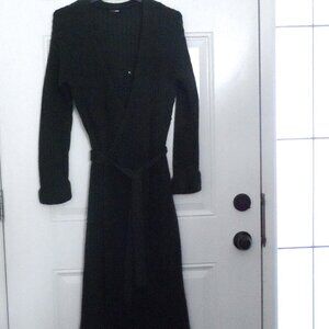 Fashion Nova - dark green Knit Fringe Cardigan